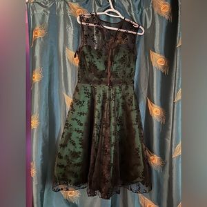 Voodoo Vixen Green Lace Dress